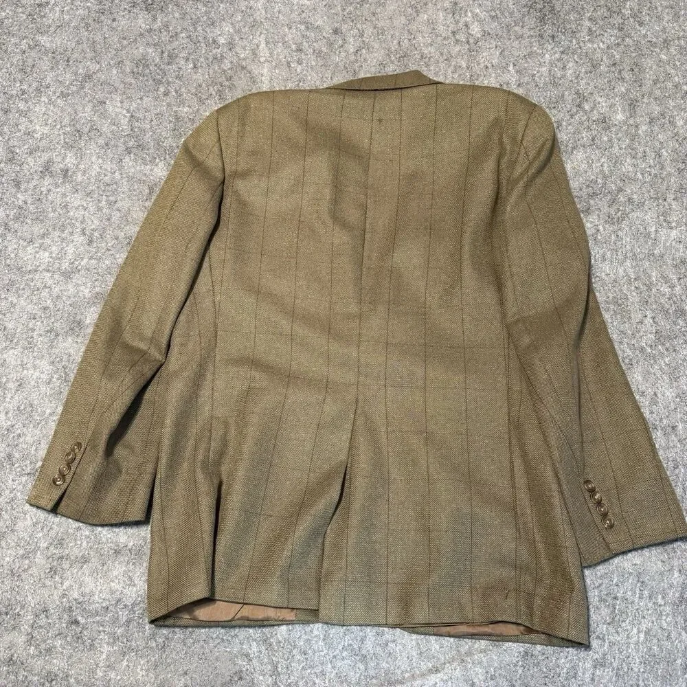 Vintage 90s Polo University Ralph Lauren Men's Jacket Size 41 Silk Wool Tweed
